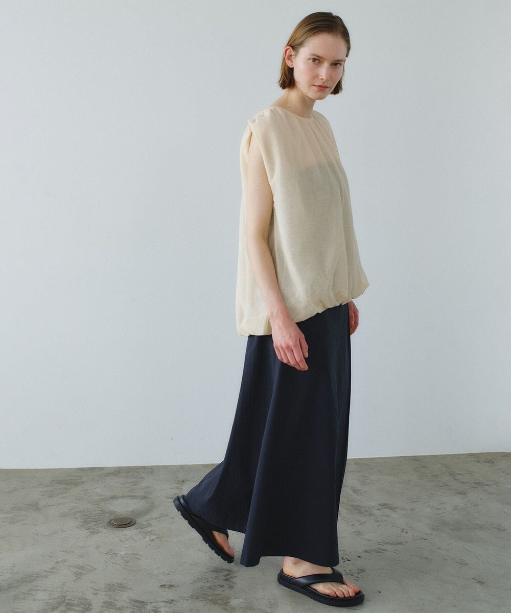 BEIGE， TOPAZ / バルーン シアーニット 