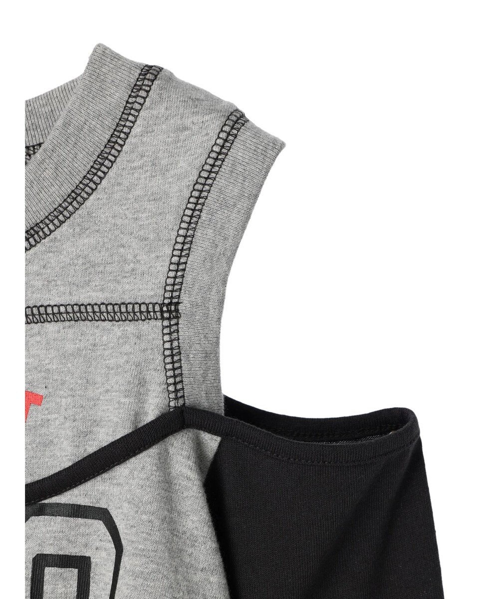 Green Parks ＥＧＯＩＳＴ　肩開きロゴ長袖プルオーバー 