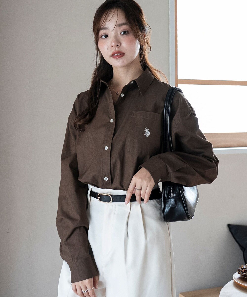 WEGO 【25年秋新色登場★】U.S. POLO ASSN.別注ロングスリーブシャツ 