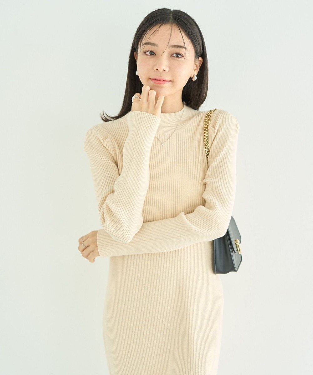 earth music&ecology ニットミニワンピース 