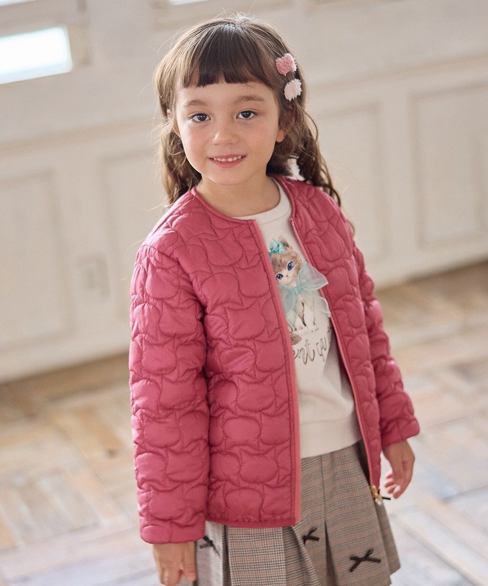 ANY KIDS 【ドッキング可能】ネコキルトブルゾン 