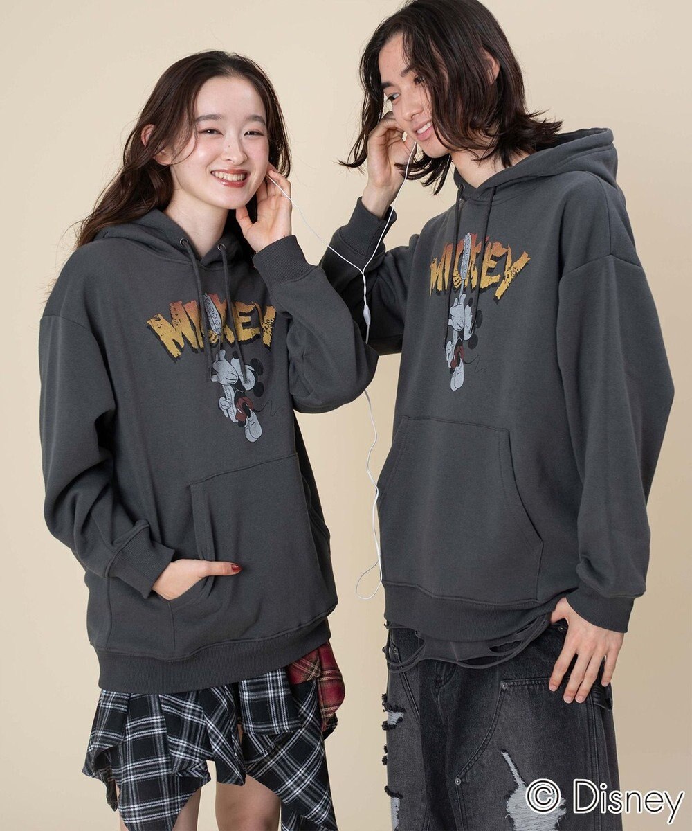 WEGO 【ユニセックス着用ITEM/25年秋冬新作】DISNEYグラフィックプルオーバー 