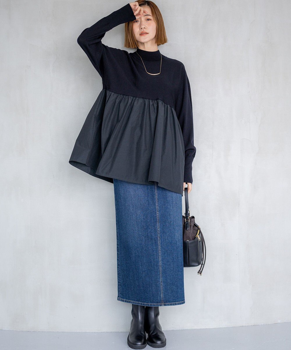 23区 S 【Oggi3月号掲載/新色追加/洗える】23区DENIM ストレッチ デニムスカート 