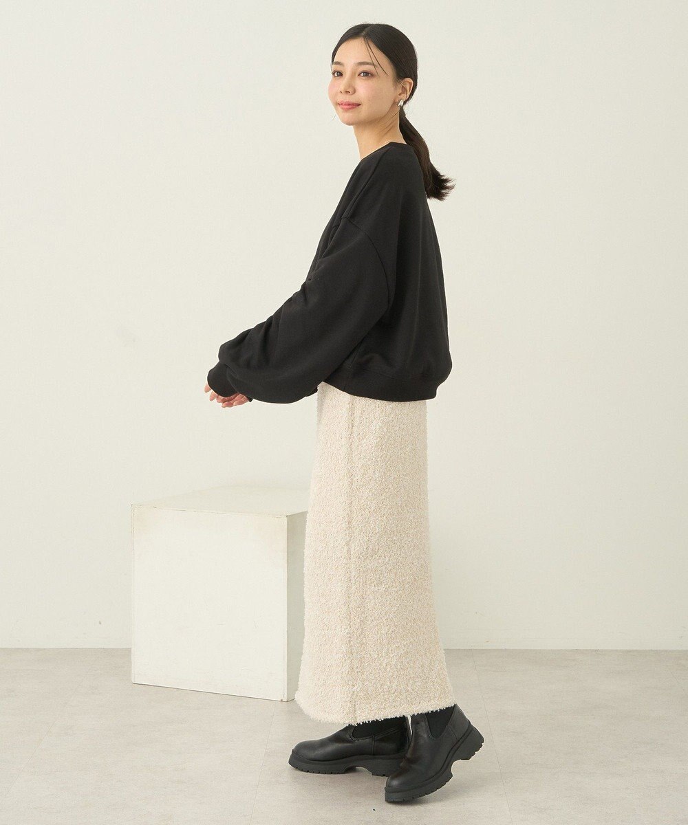 earth music&ecology ラメニットナロースカート 