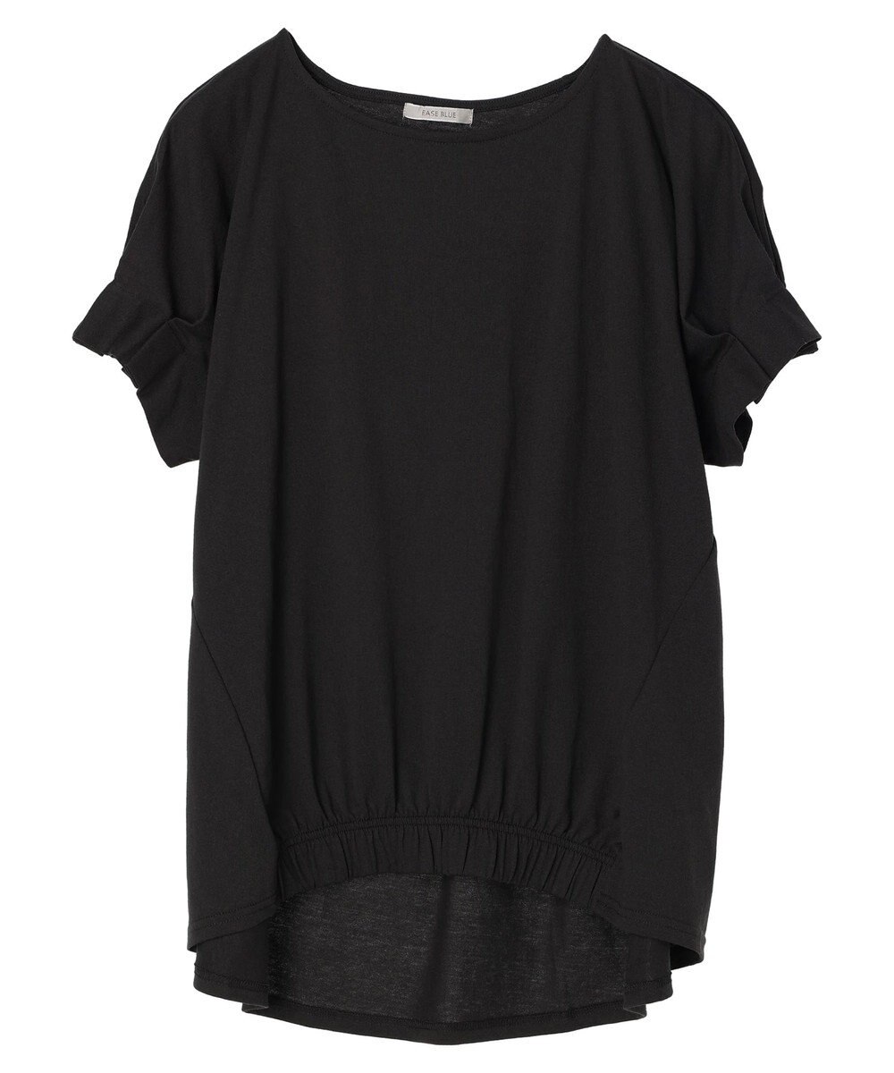 Green Parks 袖タックデザインカットチュニック 