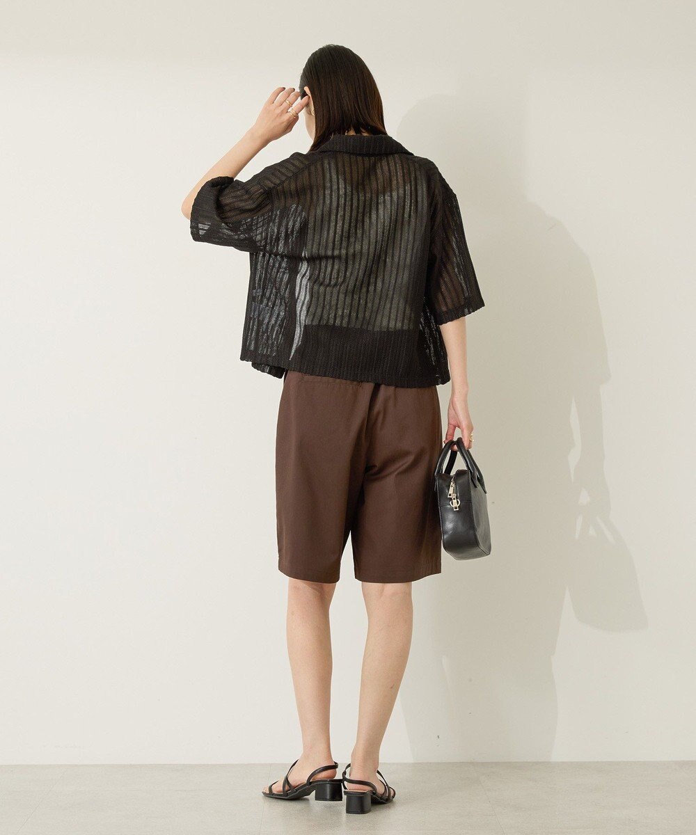 AMERICAN HOLIC メッシュ半袖ブラウス 