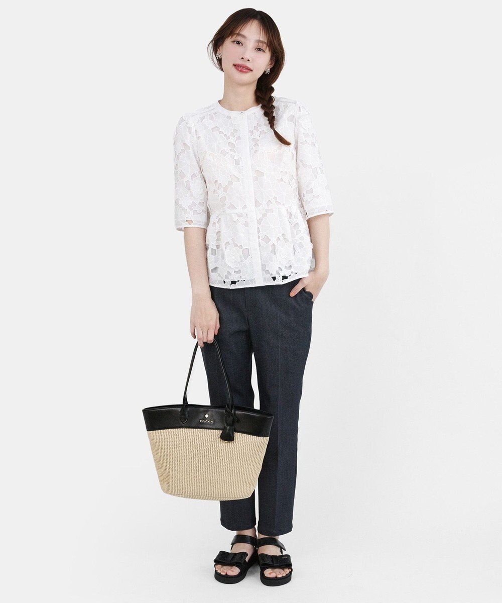 TOCCA 【A4サイズ対応】COLOR of AUBE BASKET かごバッグ 