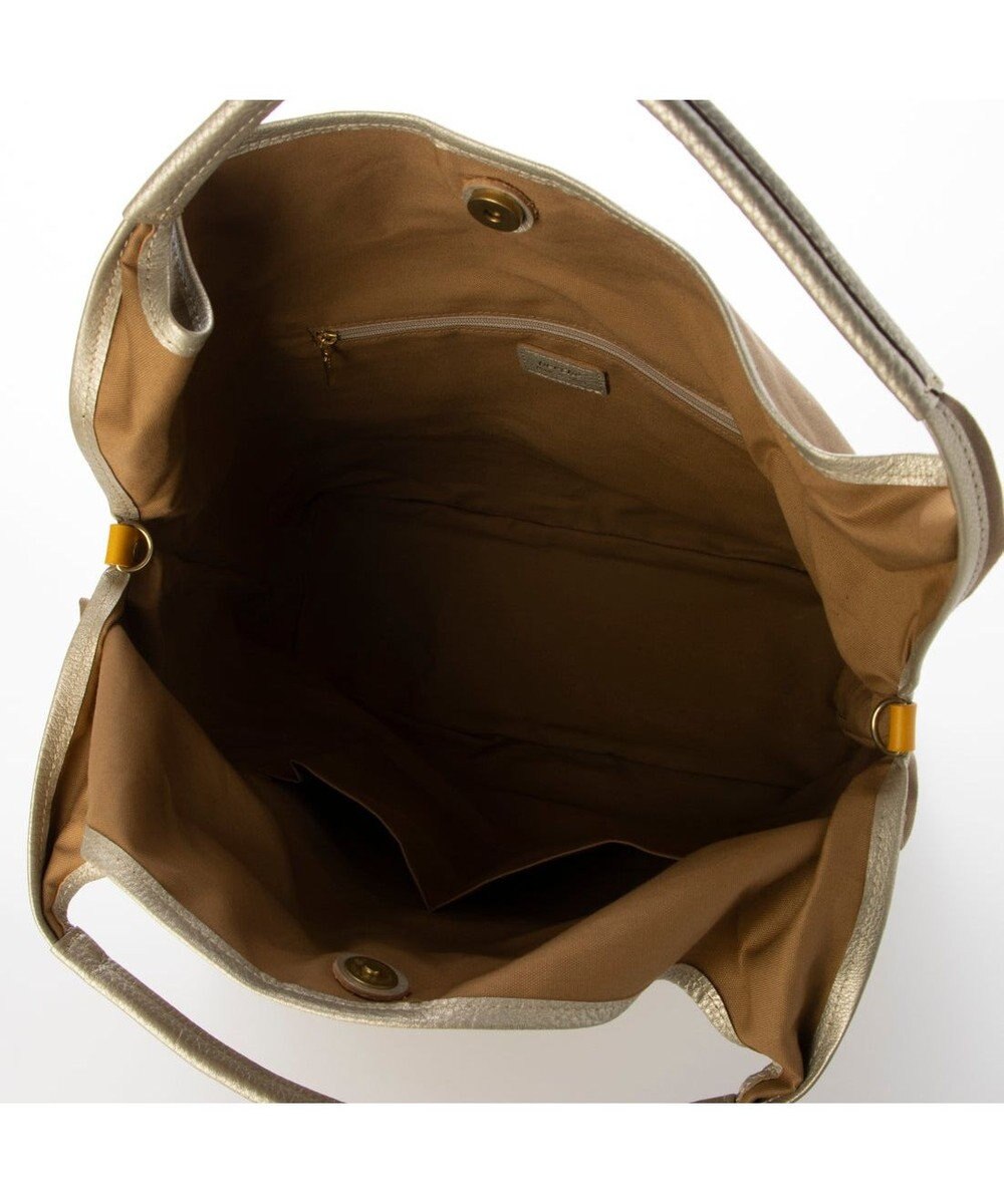 UNBILLION ペルケ perche / 姫路レザー×パラフィンキャンバス2wayトートL 