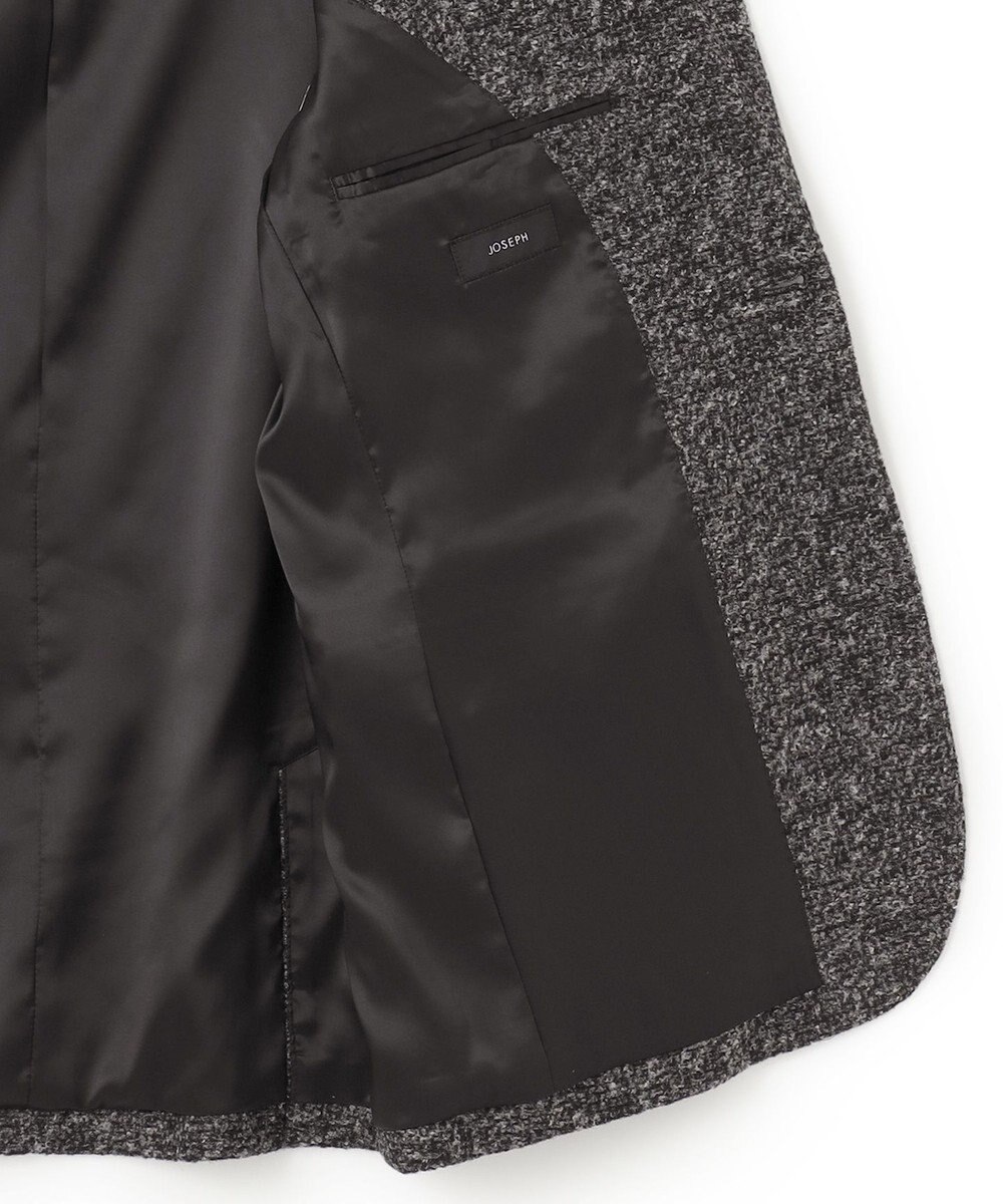 JOSEPH HOMME ROMA TWEED JERSEY JACKET 