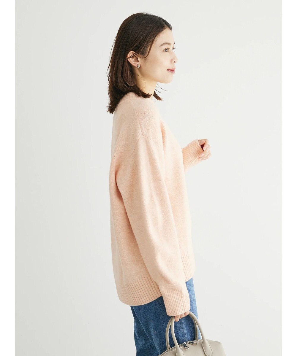 Green Parks ｆｕｗａっとメランジ前後差ニットプルオーバー 