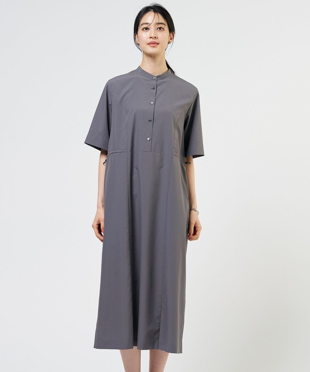 J.PRESS LADIES S ソフトタフタクロス シャツ ワンピース 
