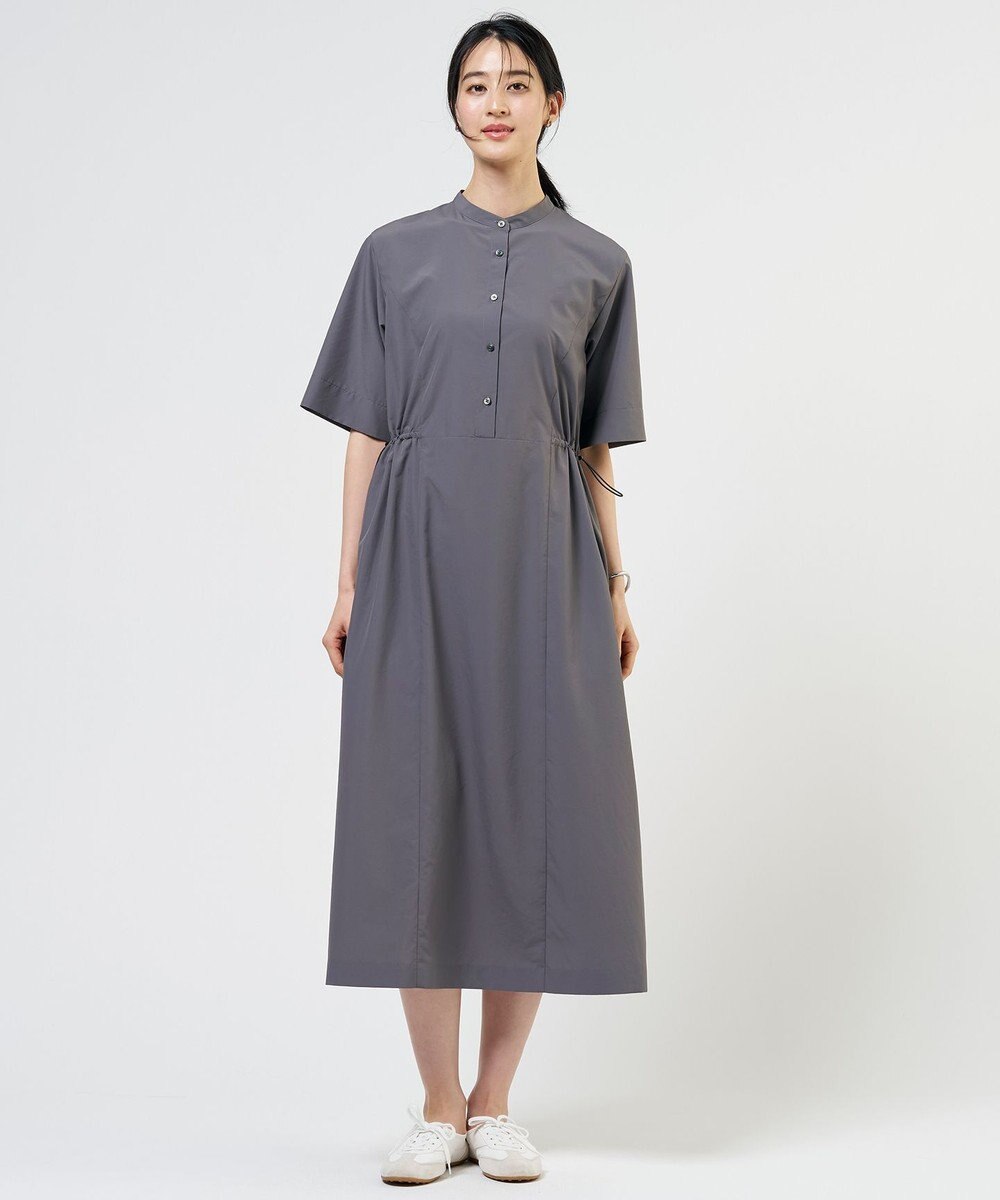 J.PRESS LADIES S ソフトタフタクロス シャツ ワンピース 
