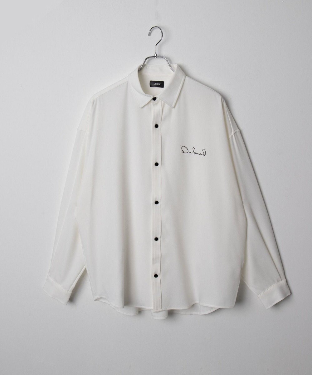 WEGO アムンゼンワンポイントBIGシャツ（LS） 