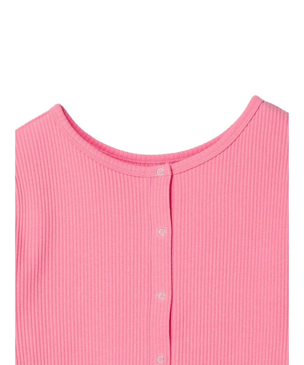 earth music&ecology ドットボタン５分袖リブプルオーバー 