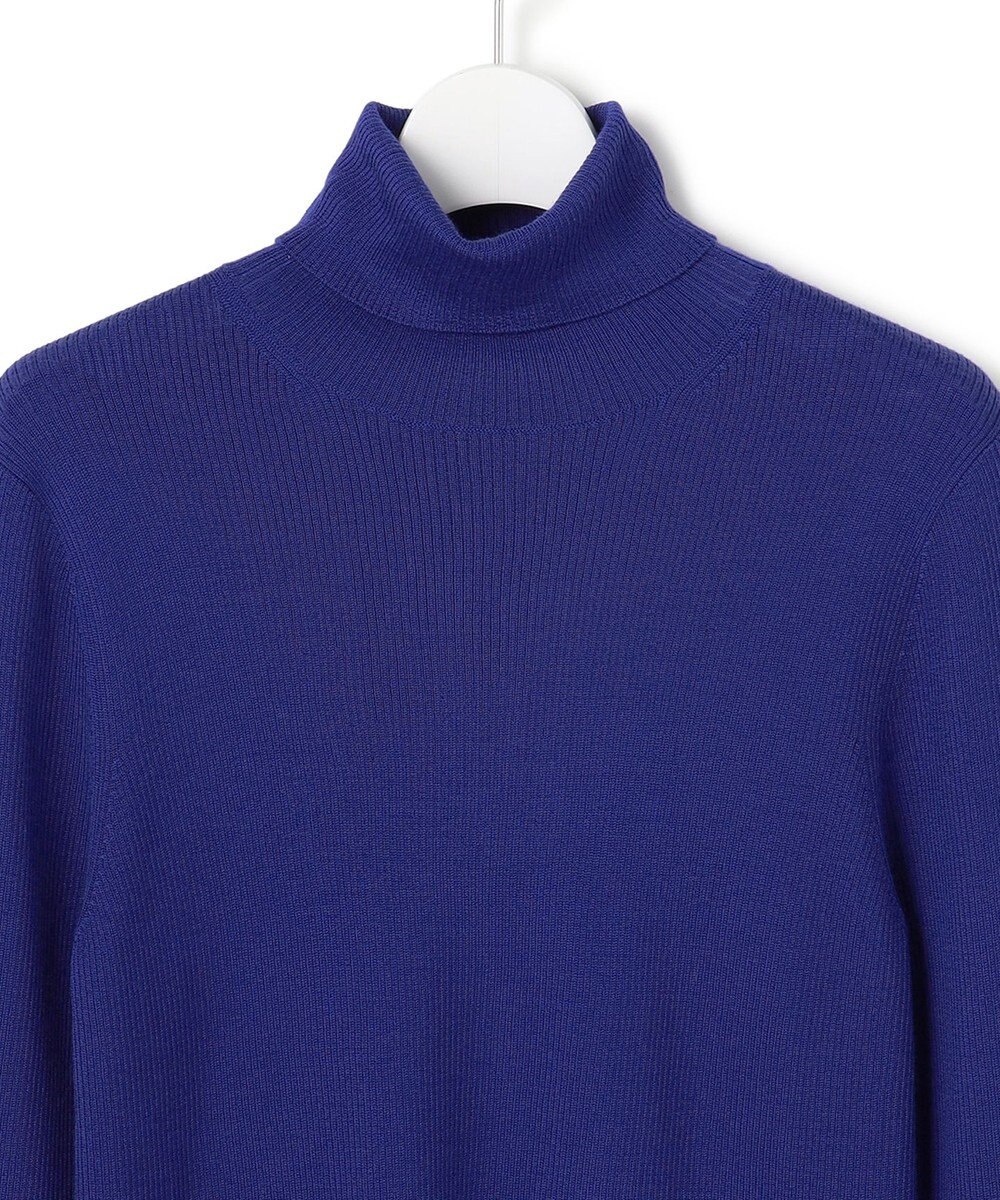 ICB L 【新色追加】エクストラファインメリノリブ タートルネックプルオーバー 