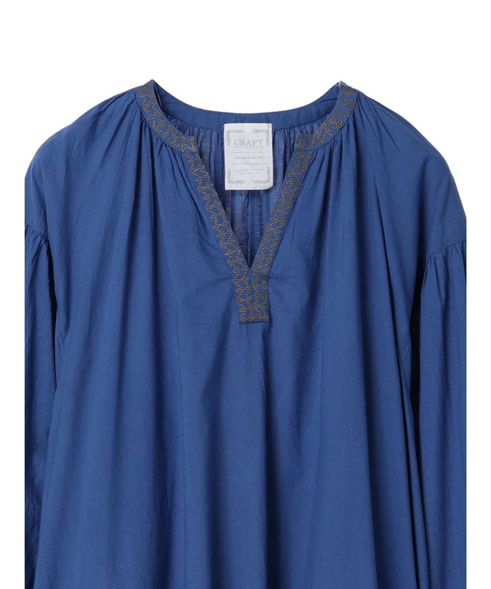 CRAFT STANDARD BOUTIQUE ★インドコットン　ボタニカル刺繍ワンピース 