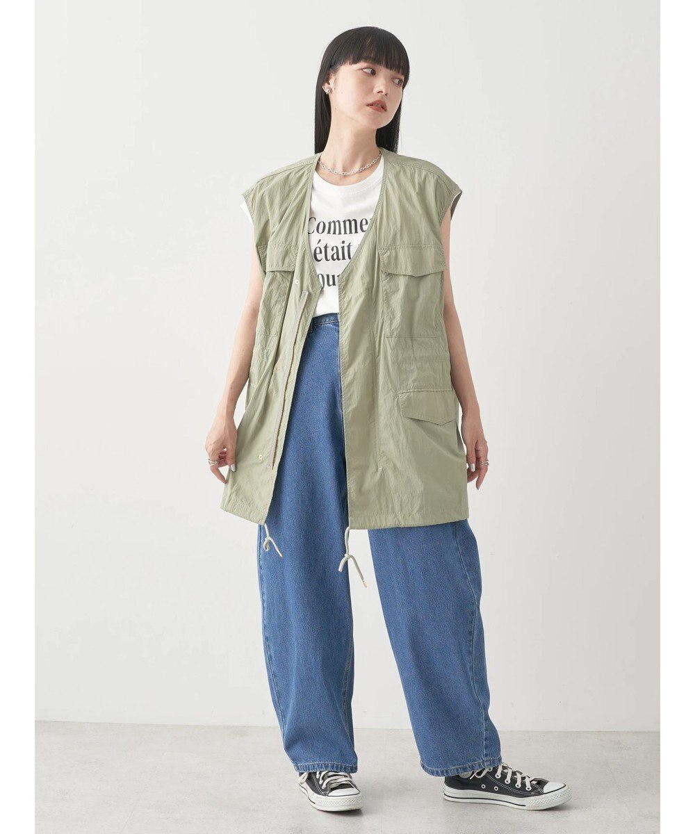 earth music&ecology デニムエッグパンツ 