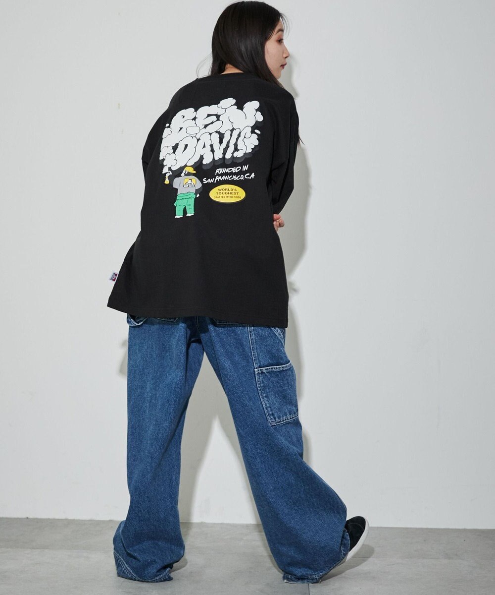 WEGO 【ユニセックス着用ITEM/綿100％/SMLサイズ】別注ベンデイビスプランプロゴT 