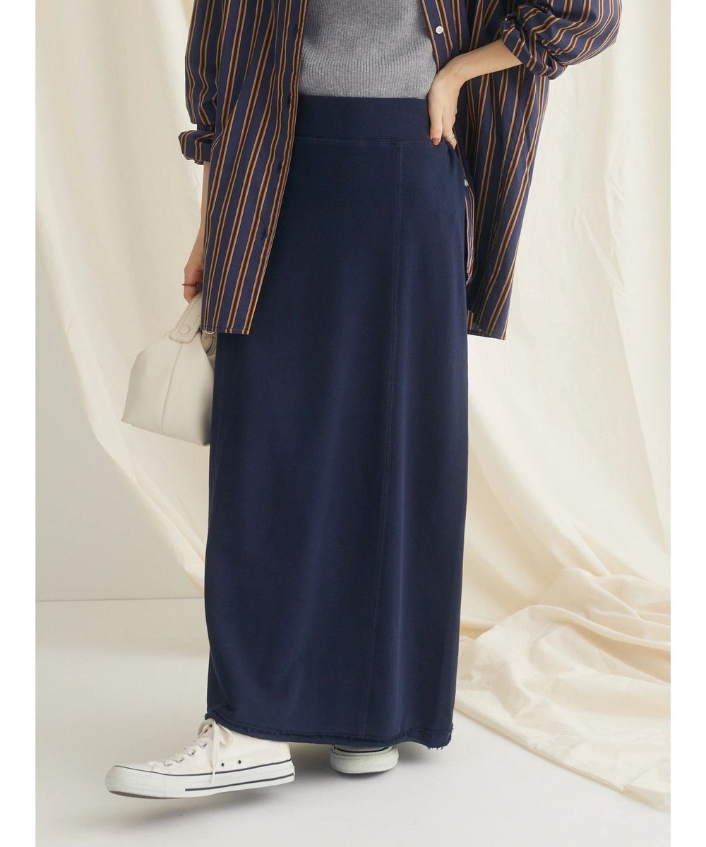 CRAFT STANDARD BOUTIQUE カットオフＡライン裏毛スカート 