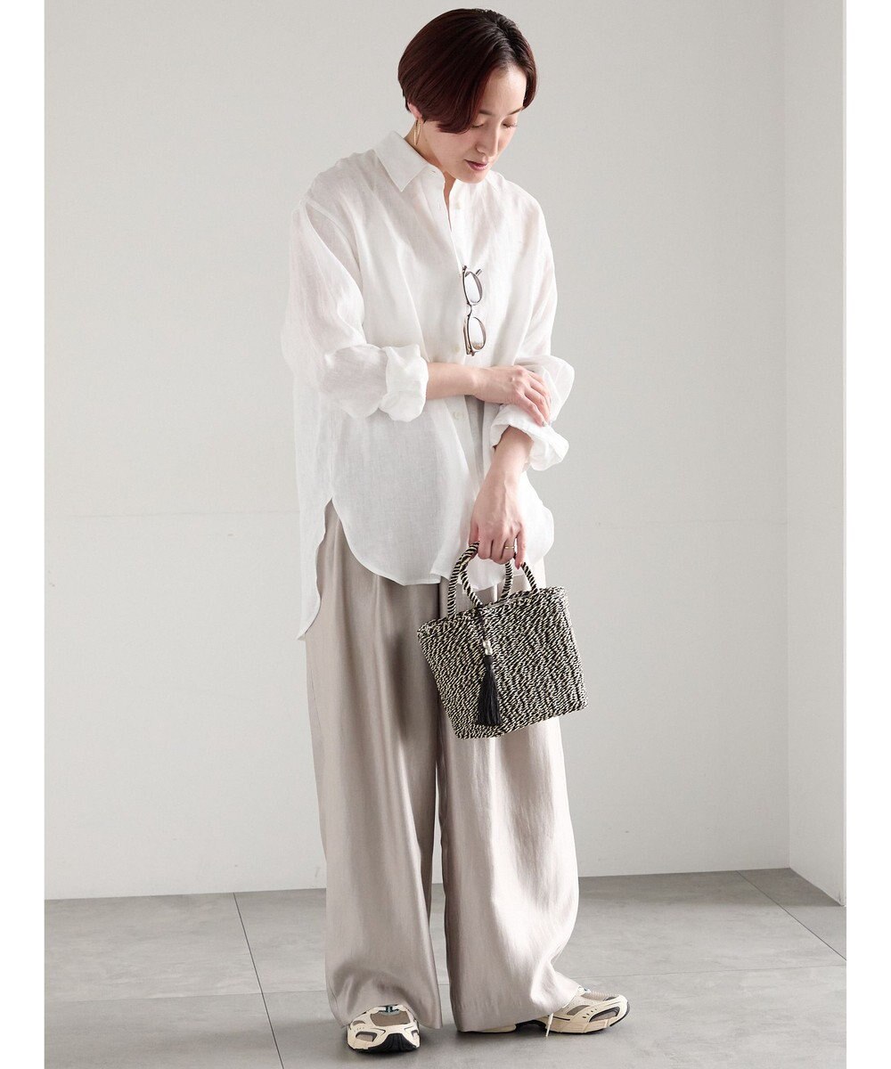 Te chichi フレンチリネンシャツ 