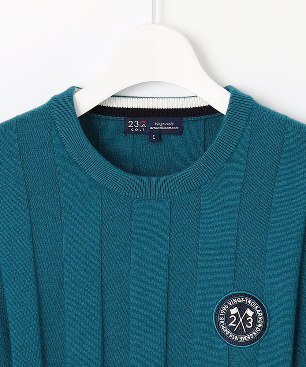 23区GOLF 【WOMEN】【WEB&一部店舗限定】ワイドリブ カラーニット 