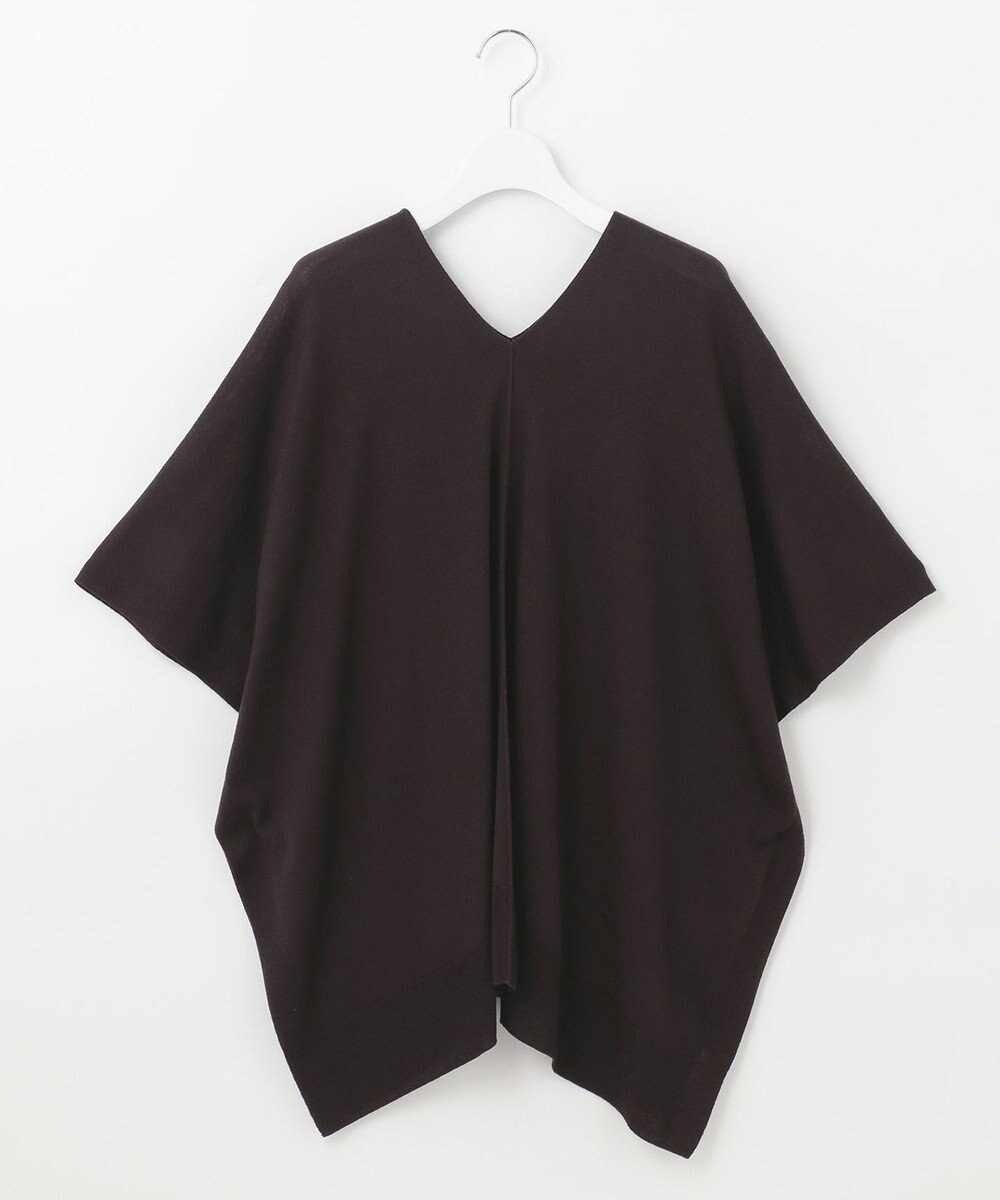 自由区 【洗える/セットアイテム】マルチWAYコンビ ニットポンチョ×プルオーバー 