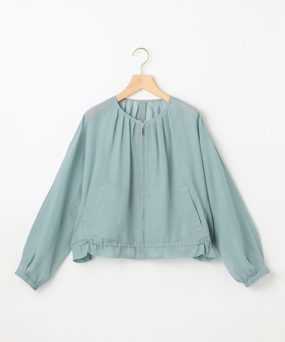 組曲 L カラーボイルノーカラー ブルゾン 