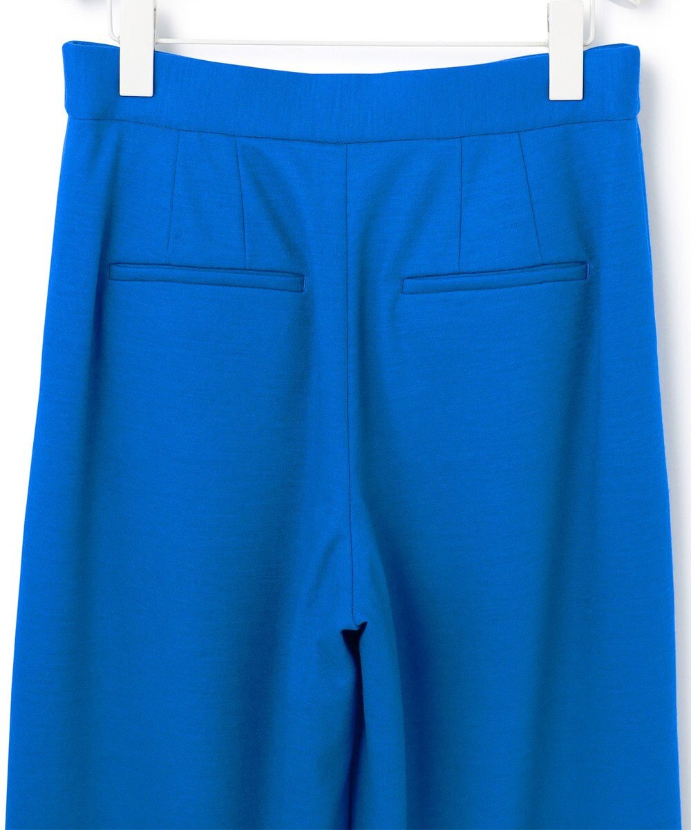 ICB 【洗える】 ウォッシャブルウールジャージー ワイドパンツ 