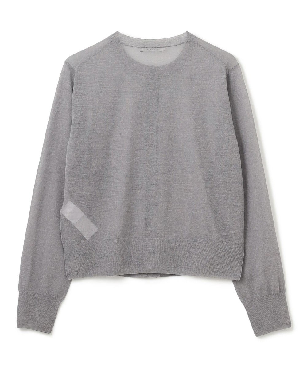 BEIGE， 【洗える・Oggi 10月号掲載】CADDO / シアーウールカーディガン 