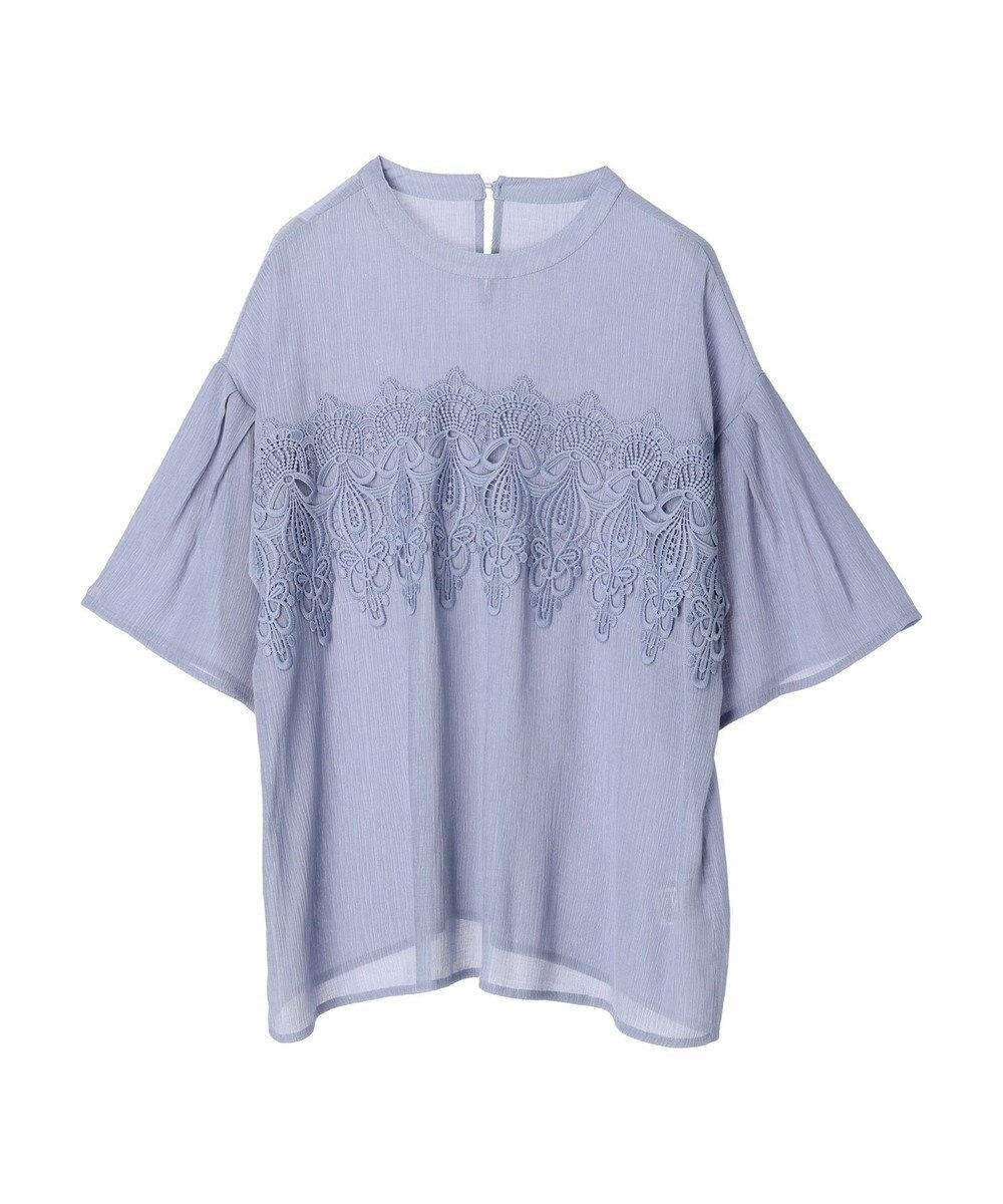 Green Parks ・ＥＬＥＮＣＡＲＥ　ＤＵＥ　ケミカルレースブラウス 