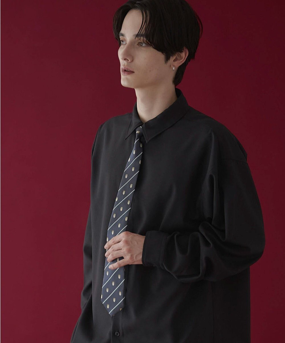 WEGO タイ付きシャツ(LS) 