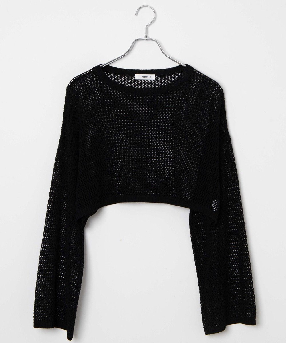 WEGO ショートメッシュニットプルオーバー 