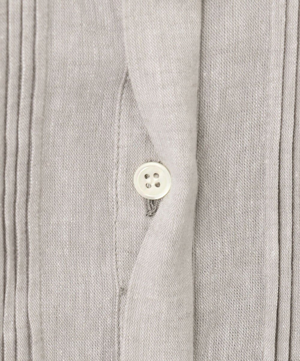 23区 S 【SLOW/洗える】リネンコットン シャツワンピース 