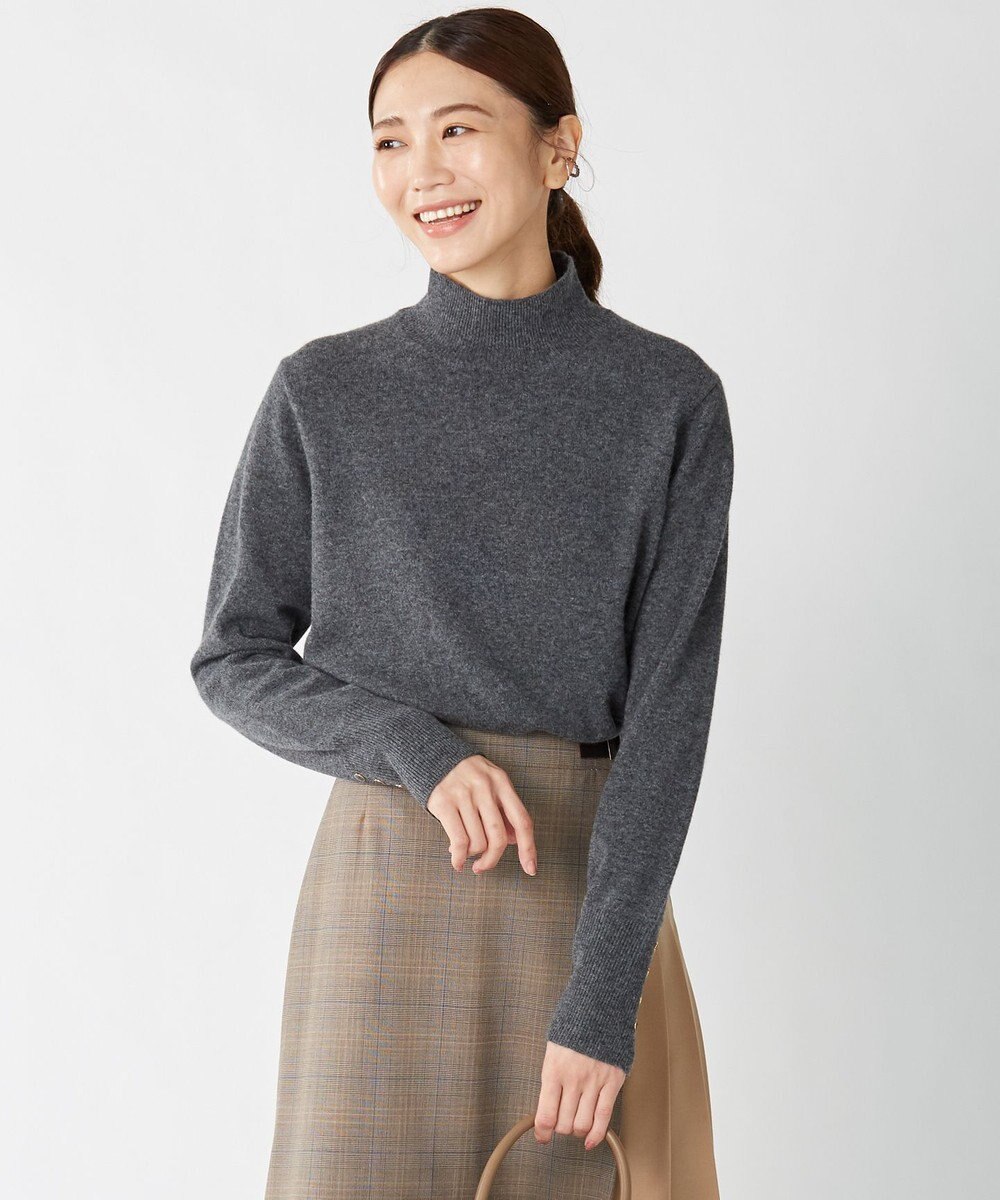 洗える】AIR WOOL ハイネック ニット / J.PRESS LADIES S