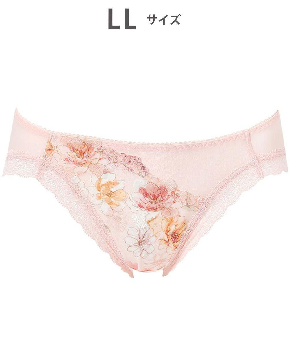 WACOAL ショーツ 【リボンブラ 脇すっきり】 BXB443とペア はきこみ丈あさめ やわらかく伸びる(バック) レディース PXB143 /ワコール 