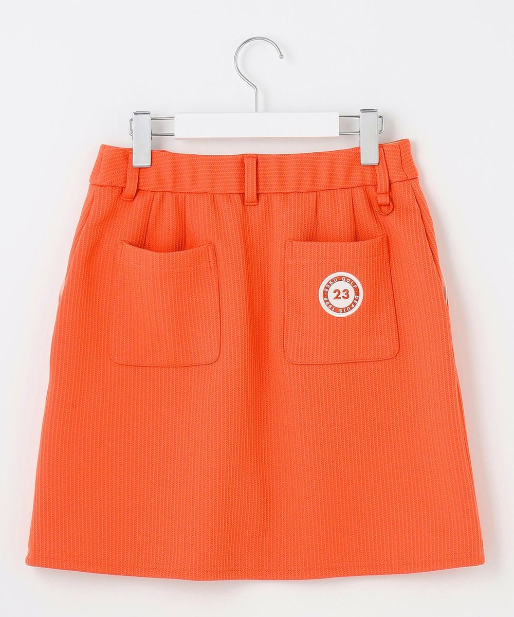 23区GOLF 【WOMEN】ヘリンボンジャージスカート 