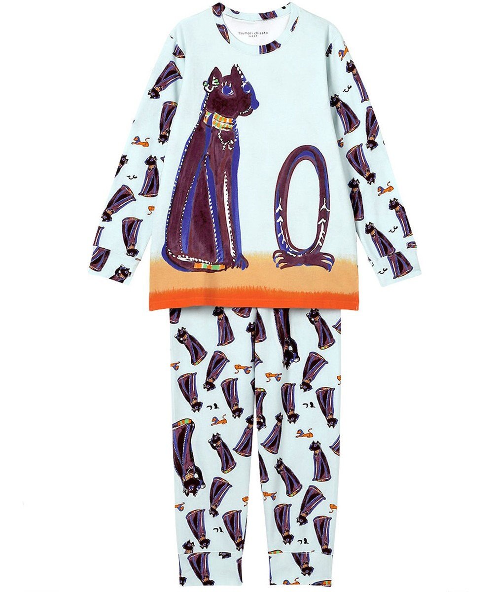 tsumori chisato SLEEP ツモリチサト パジャマ 長袖 長ズボン ミニ裏毛素材 レディース UDX571 /ワコール 