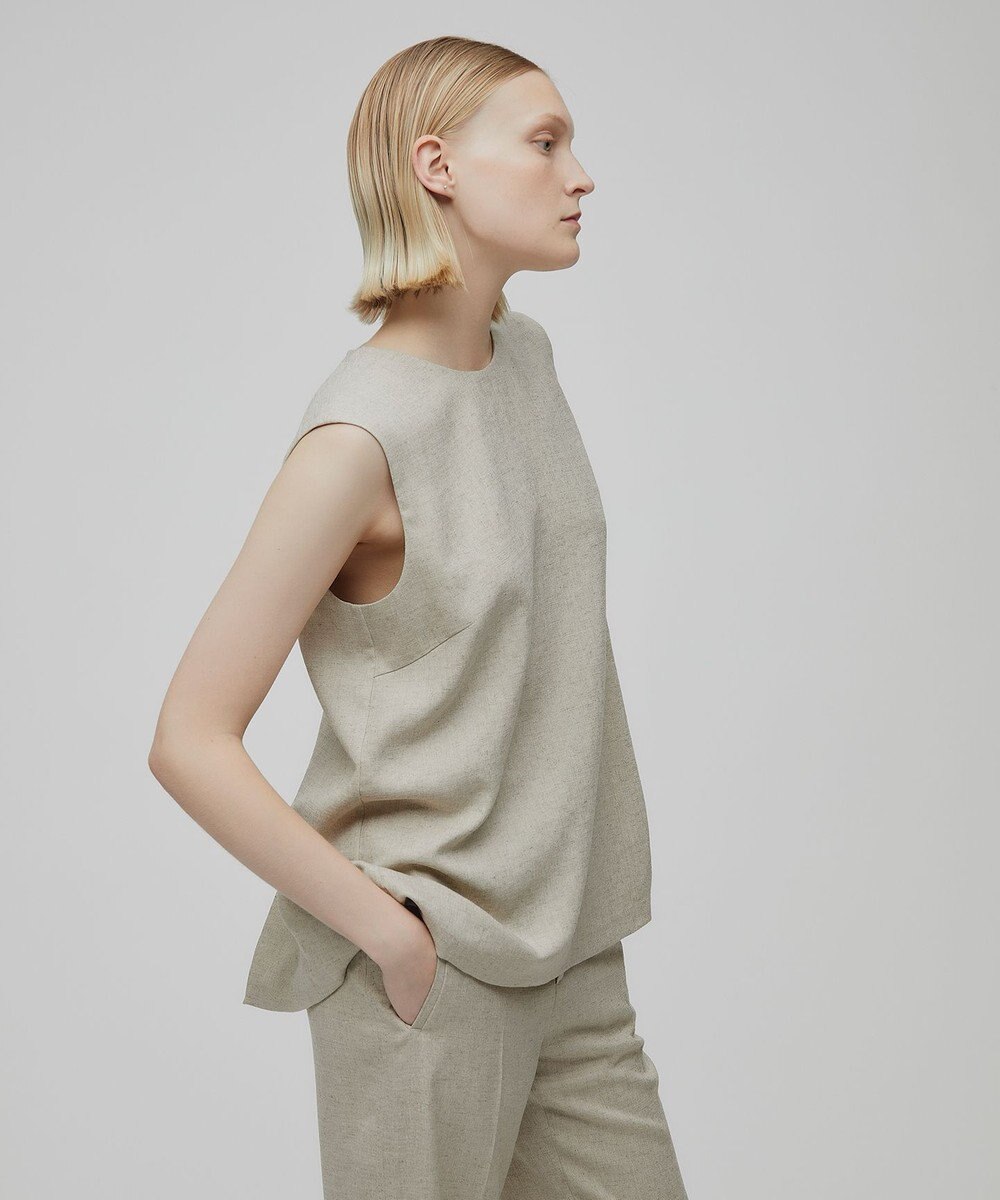 BEIGE， CAROLE / クルーネックブラウス 