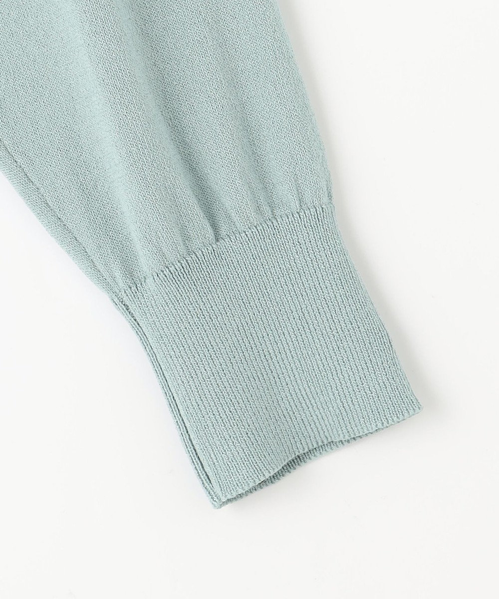 Feroux リボンパール七分袖 カーディガン 