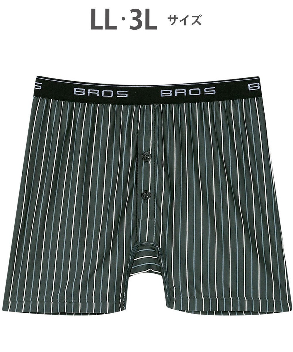 WACOAL MEN トランクス しめつけすぎずダブつかない ストレッチ素材 前開き 下着 メンズ GT4111 /ブロス バイ ワコールメン 