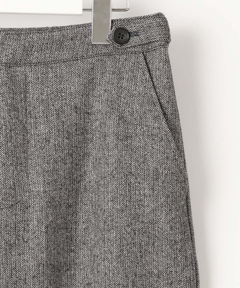 J.PRESS LADIES クラシカルツイード＆ヘリンボン セミワイド パンツ 