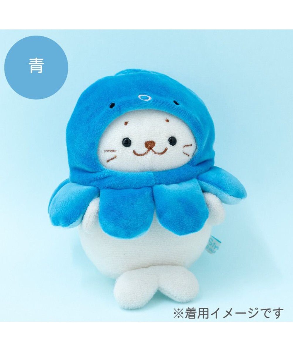 Mother garden しろたん ついてきちゃうしろたん マスコット用 着せ替え服 タコ頭巾 《青》 単品 