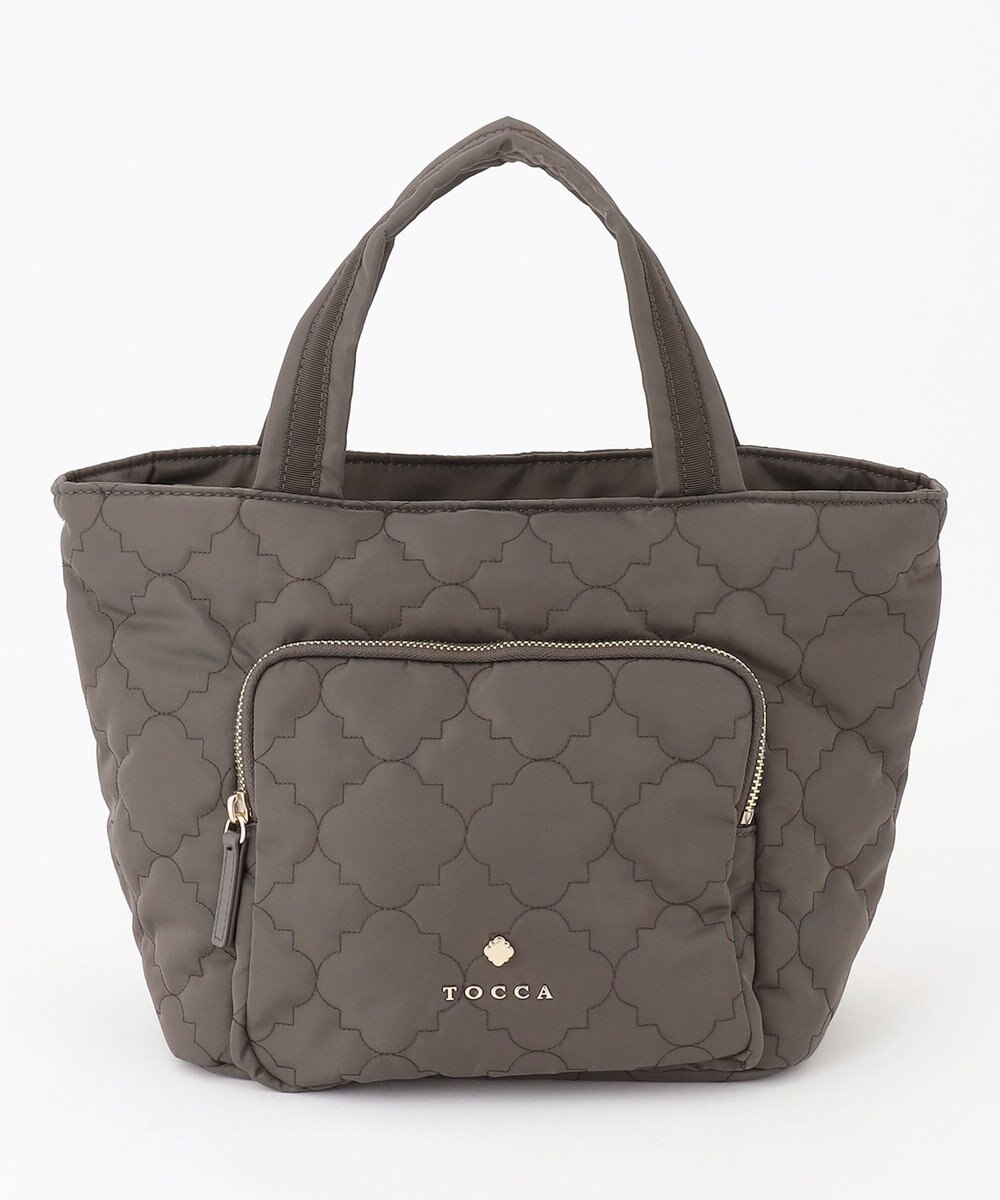 TOCCA 【撥水】CHECKER CLOVER QUILT BAG トートバッグ 