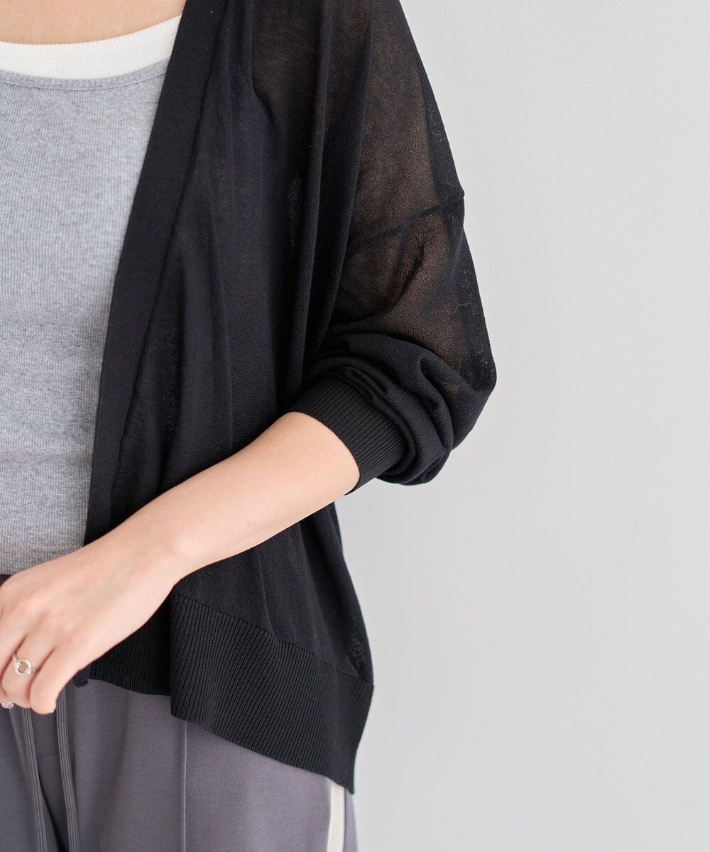 Green Parks 接触冷感ゆったりカーディガン 