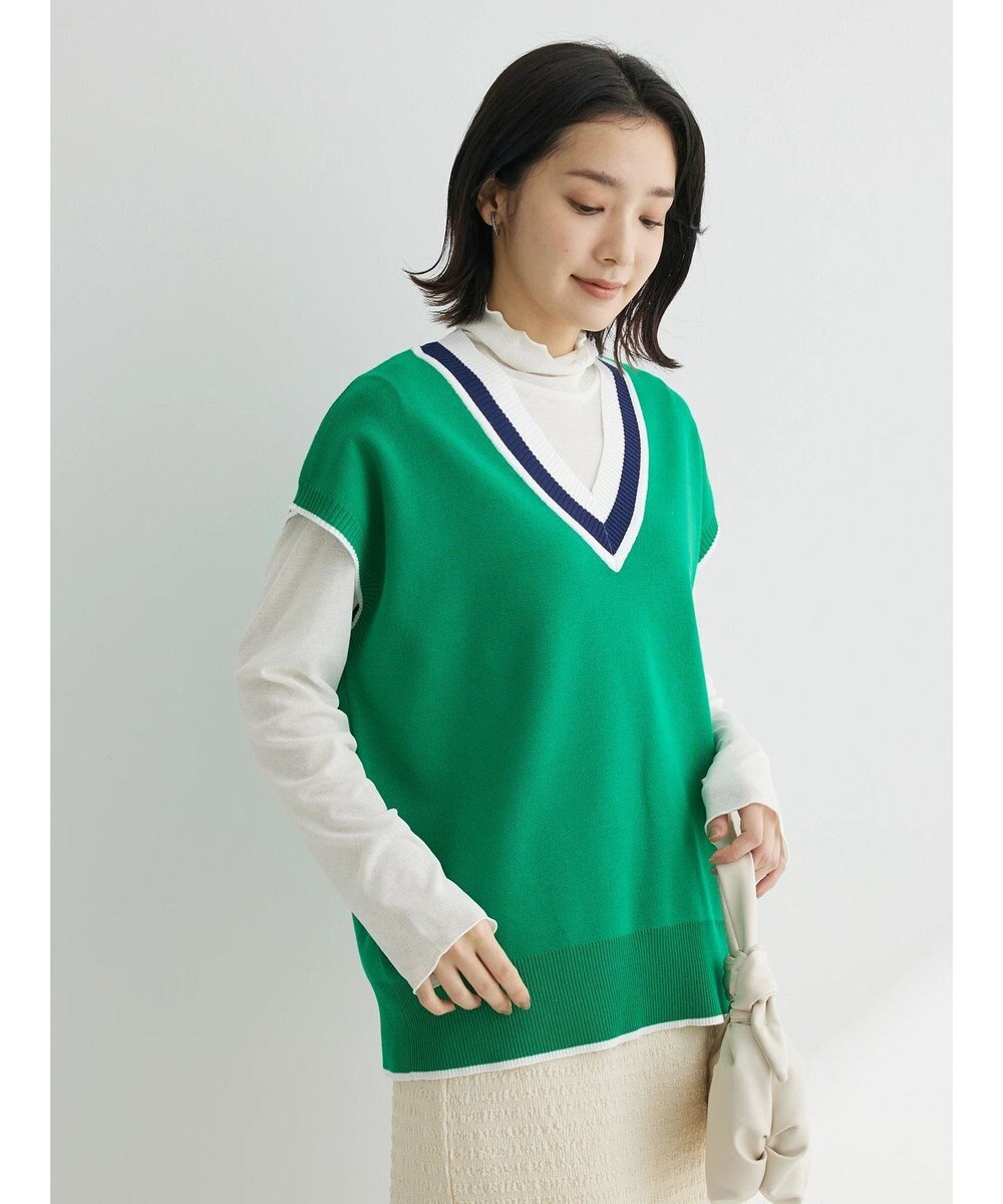 Green Parks チルデンニットベスト 