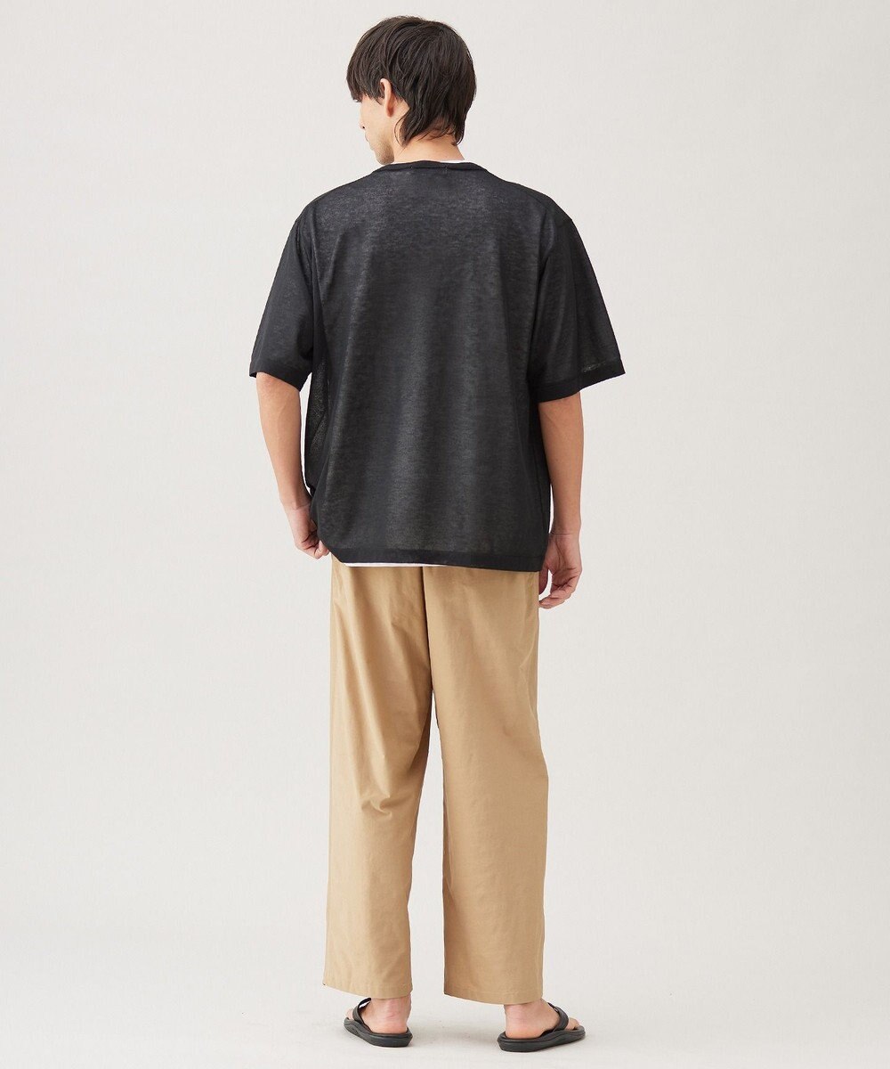 UNFILO MENS スラブジャージー ワイドパンツ 