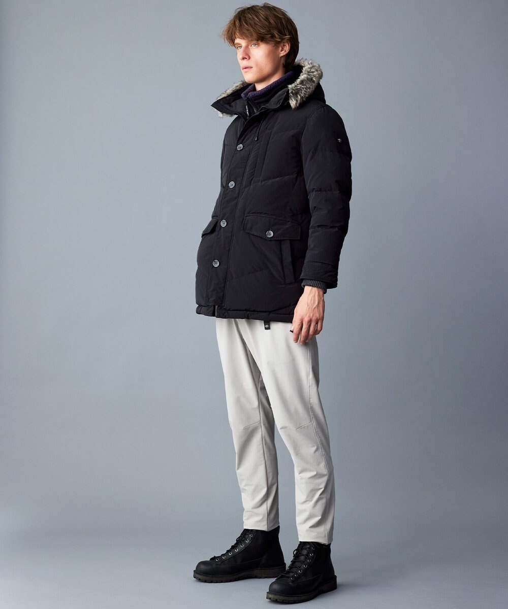 JOSEPH ABBOUD MOUNTAIN  【サスティナブル/ECO撥水/ECOファー/9ポケット/男女兼用】Pe/Nyピーチ ダウンコート 