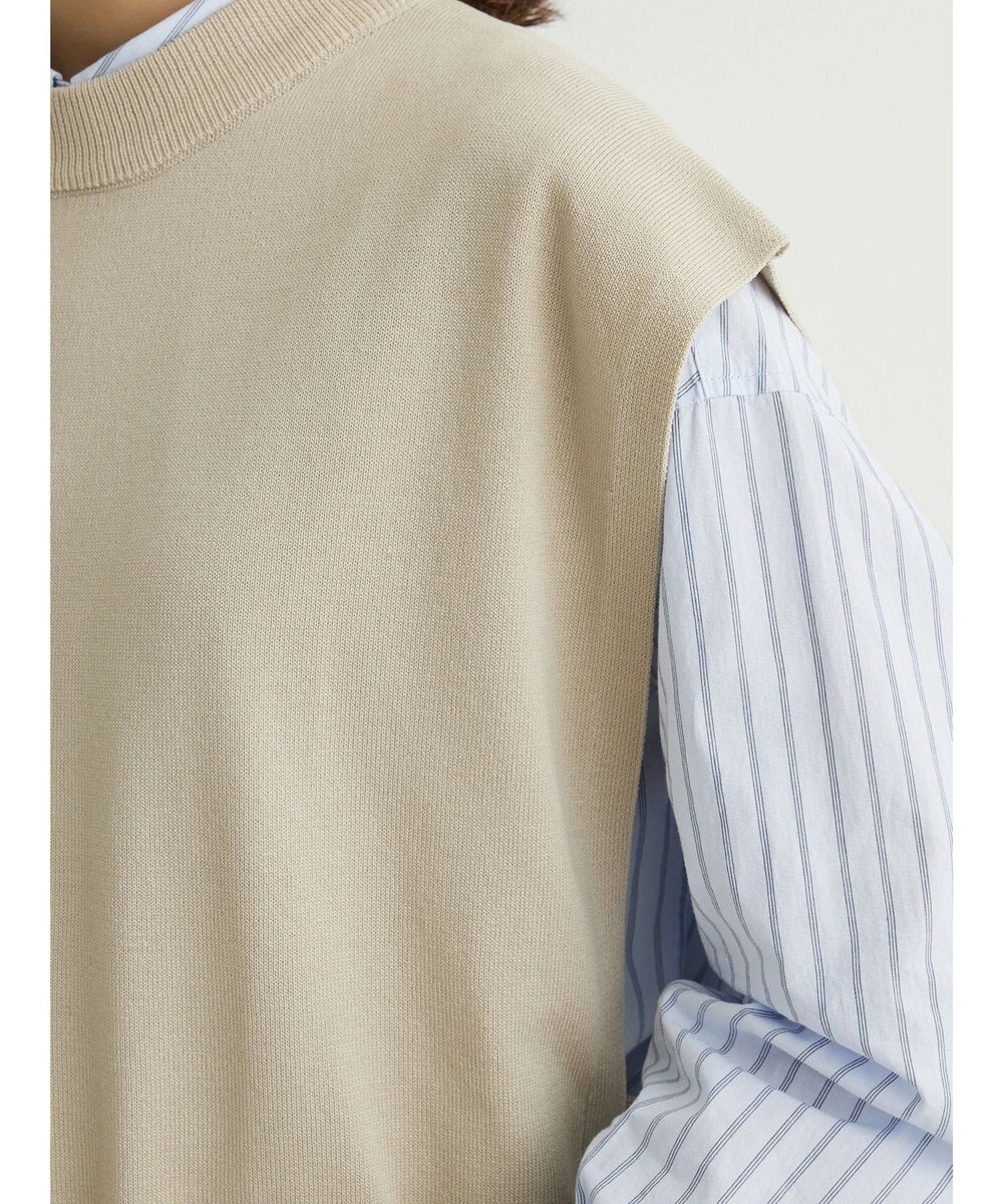 Green Parks ロングニットベスト 