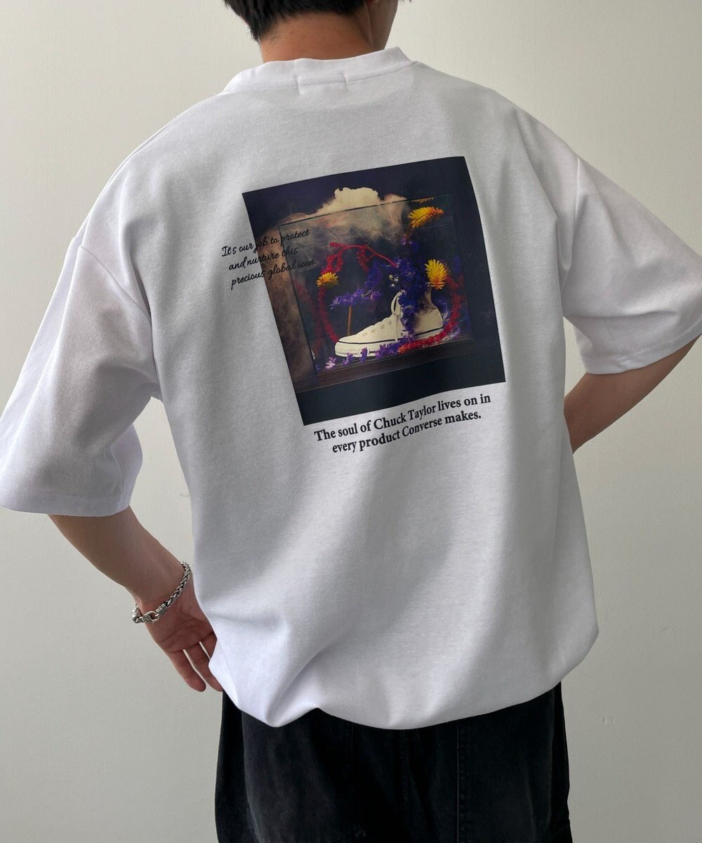 WEGO 【速乾】CONVERSEフォトプリントドロストＴ 