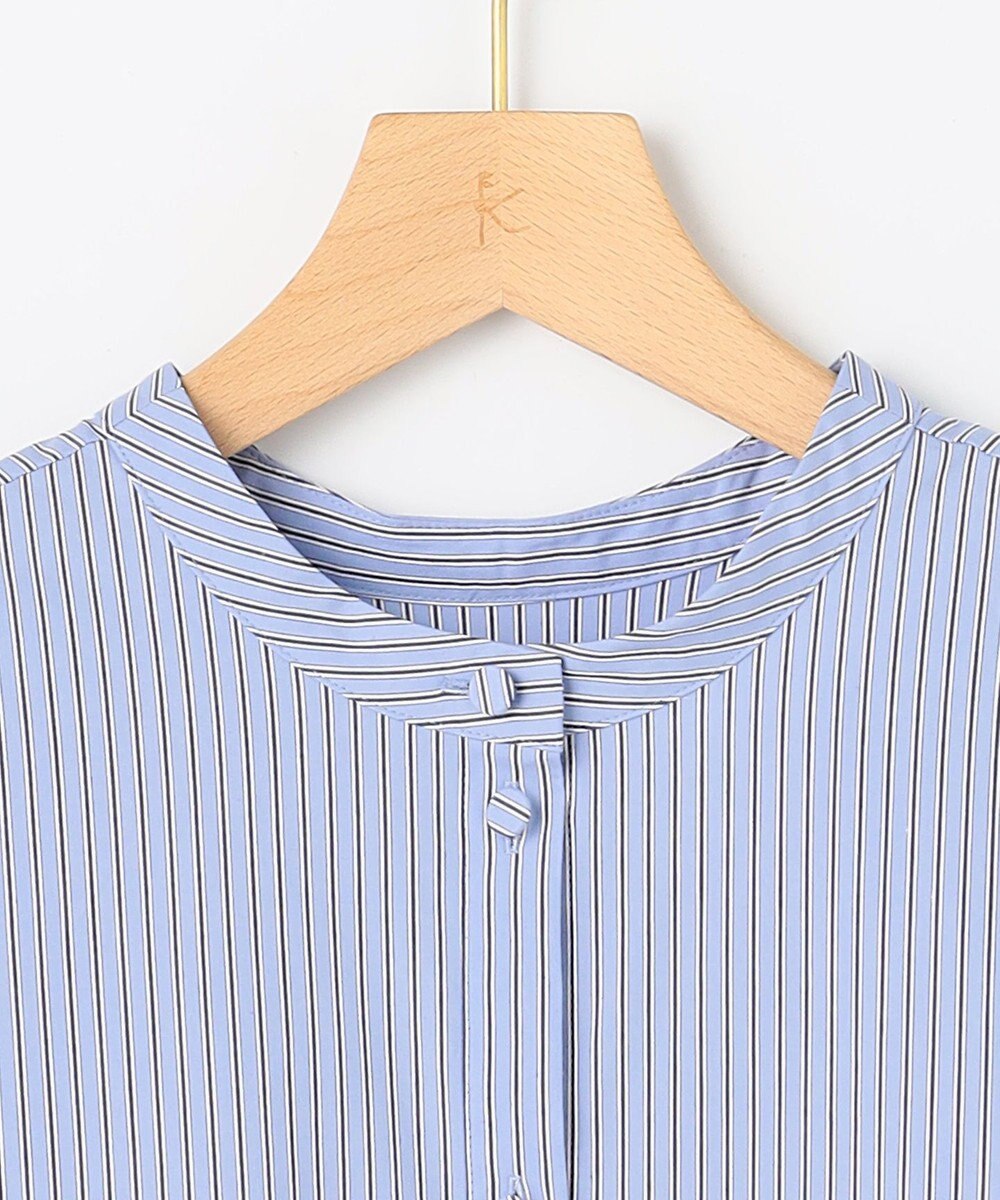 組曲 【前後着用可】コンパクトシャーティング チュニックブラウス 